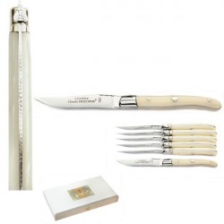 Laguiole Coffret de 6 couteaux à steak - 251306mb02k35 pas cher